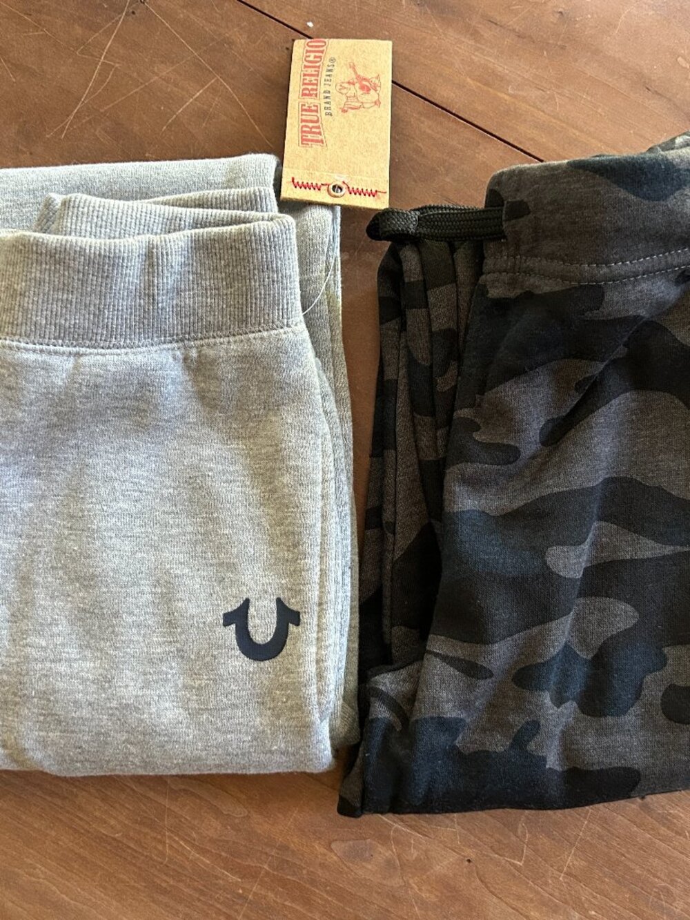 Sweatpants, Boy Size 7, True Religion (NWT) and Lee, Grey